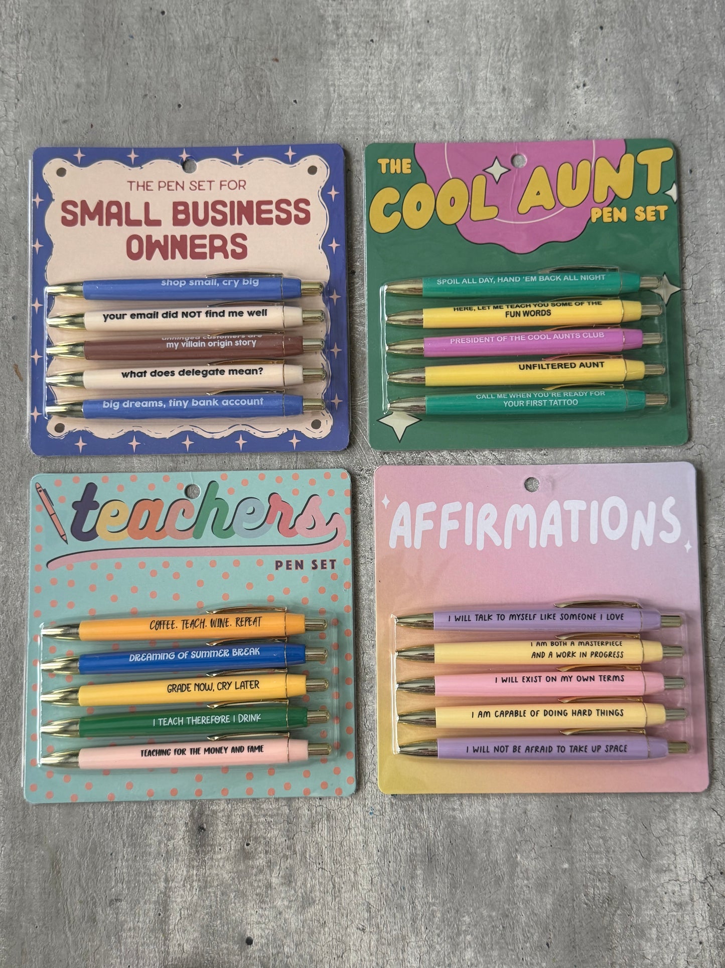 Teacher Pen Set