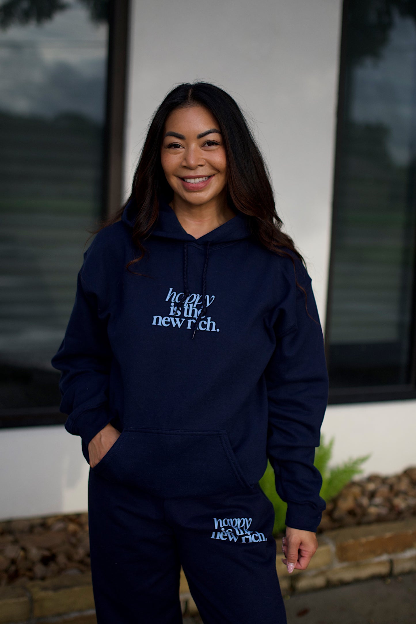 Happy Is The New Rich Hoodie