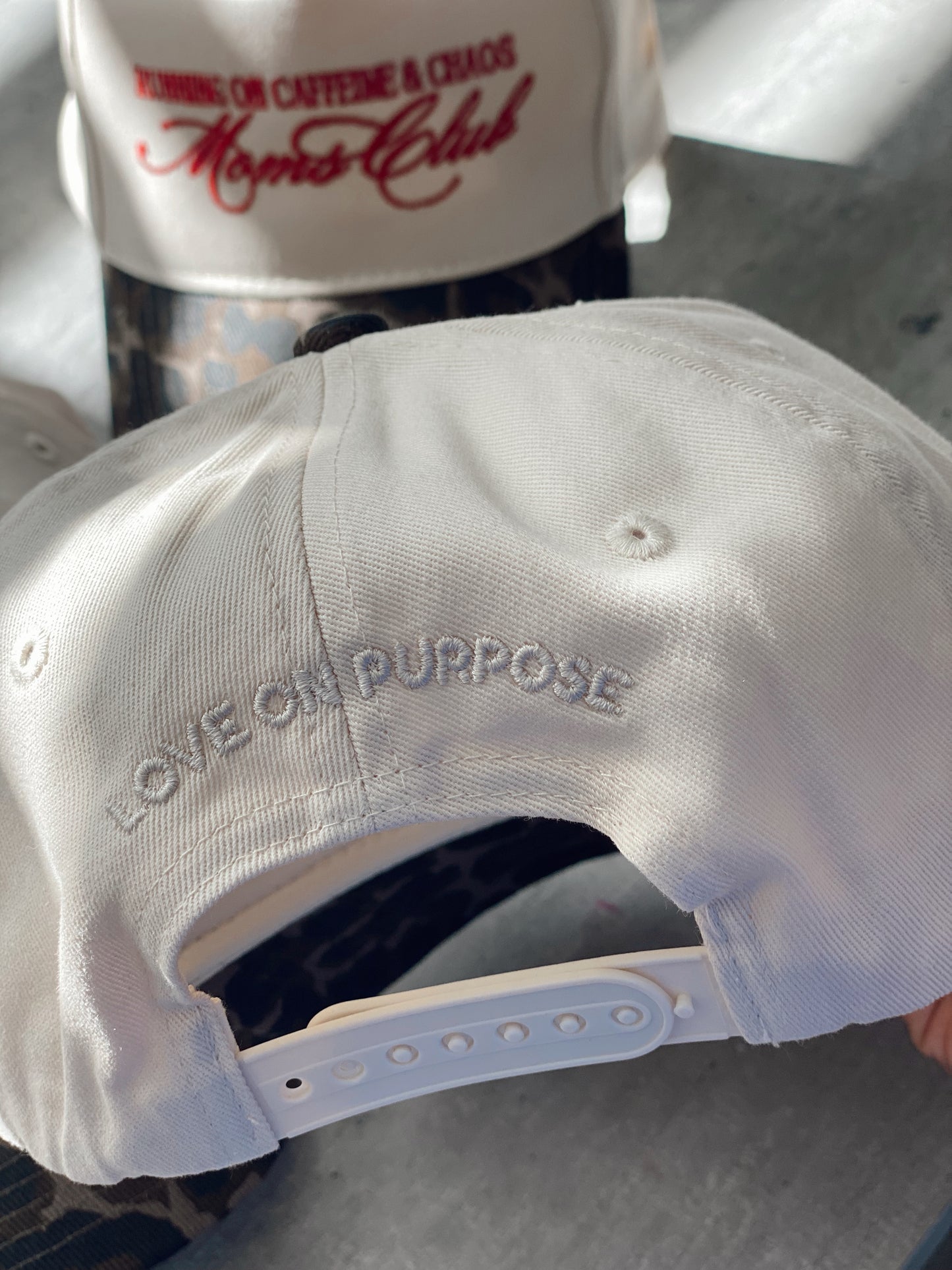 Caffeine & Chaos Moms Club Hat