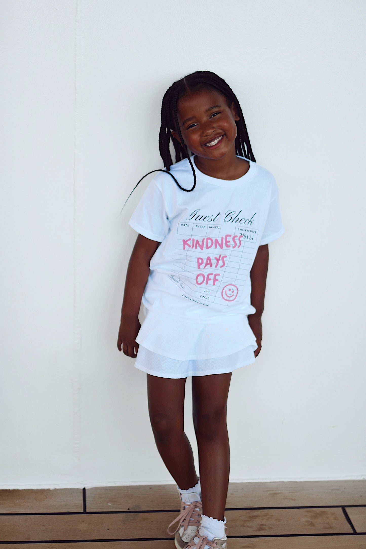 Kindness Pays Off Kids Tee