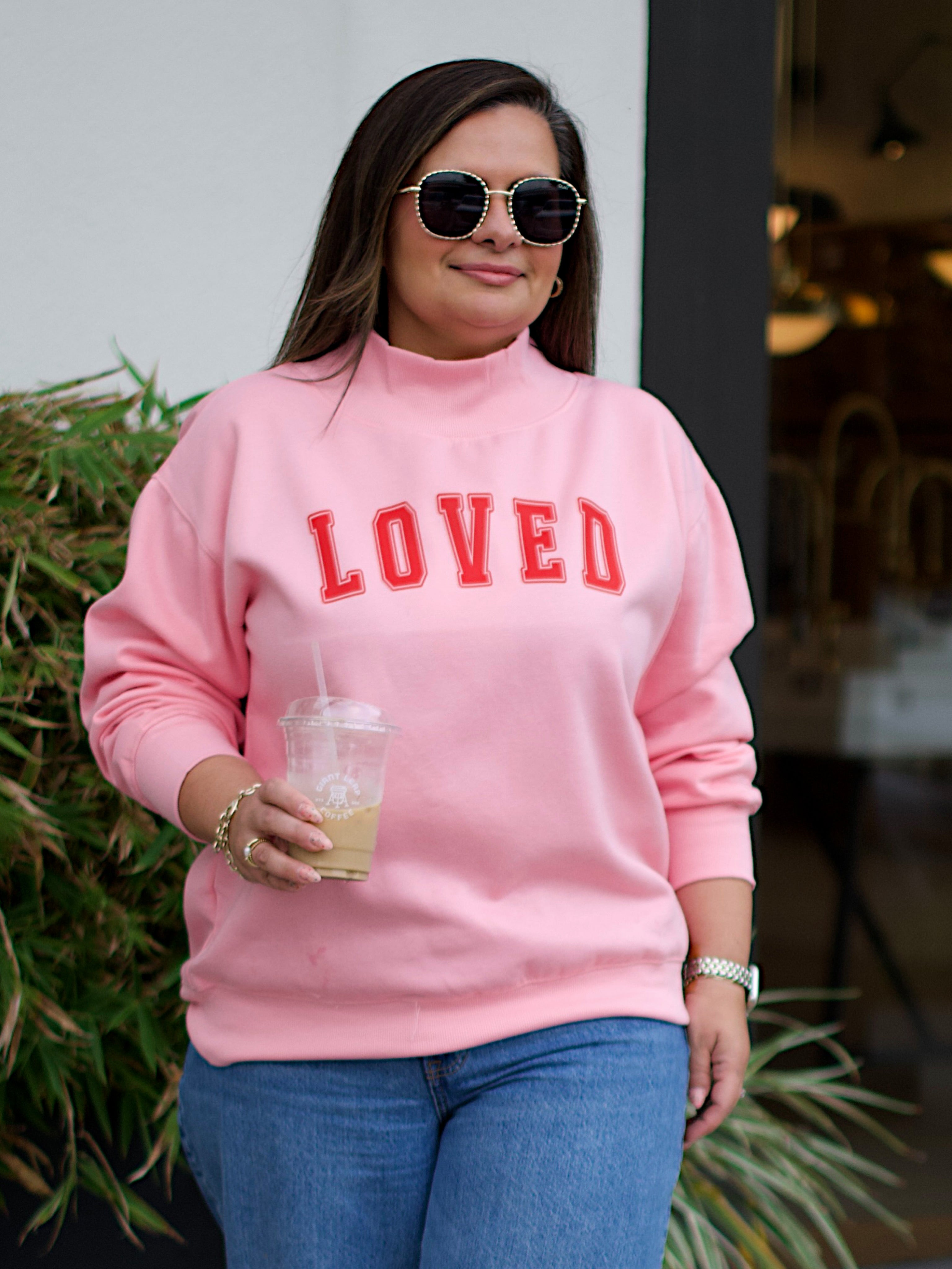 LOVED Mock Neck Sweatshirt – Love On Purpose