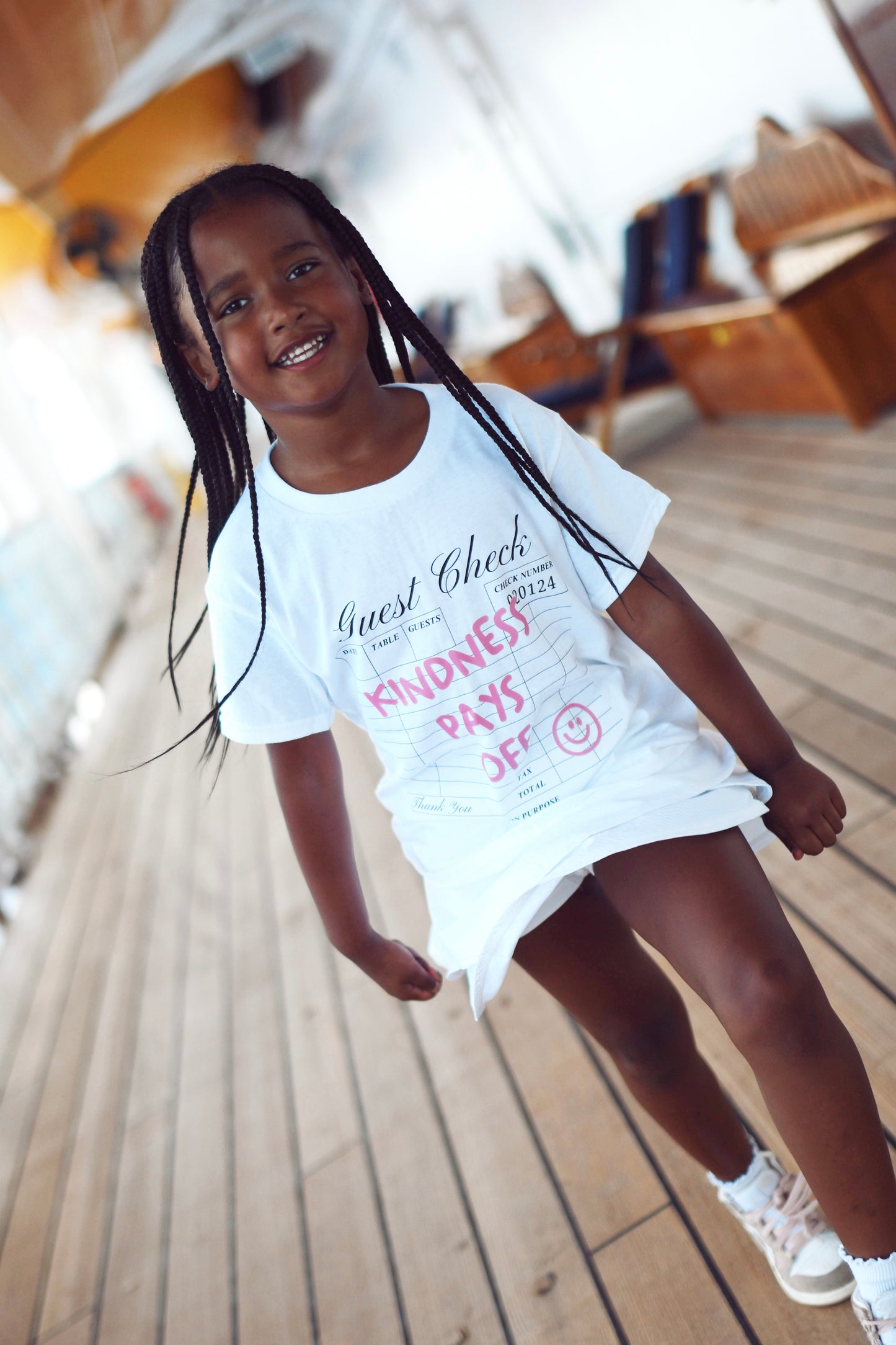 Kindness Pays Off Kids Tee