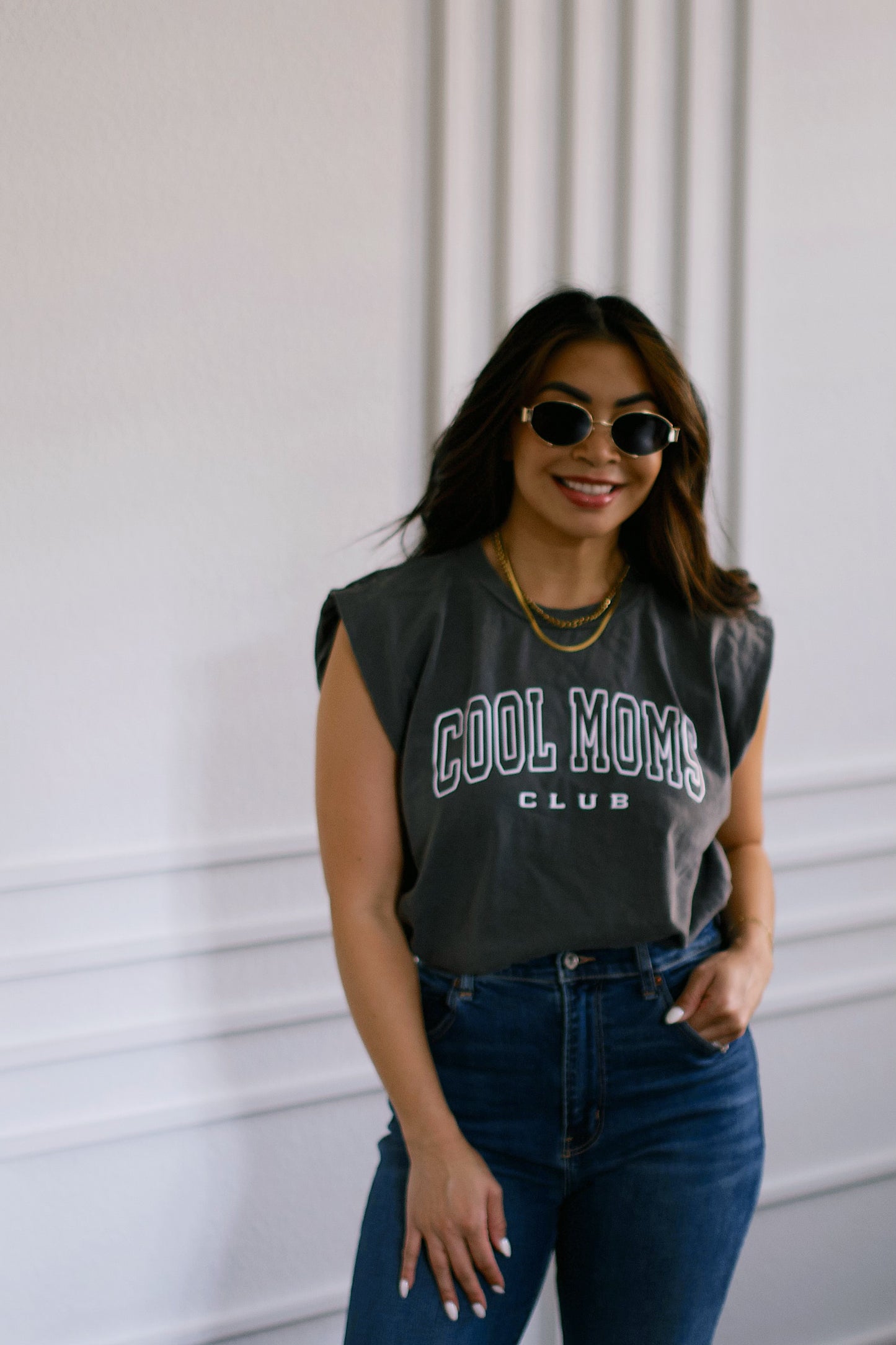 Cool Moms Club Muscle Tee