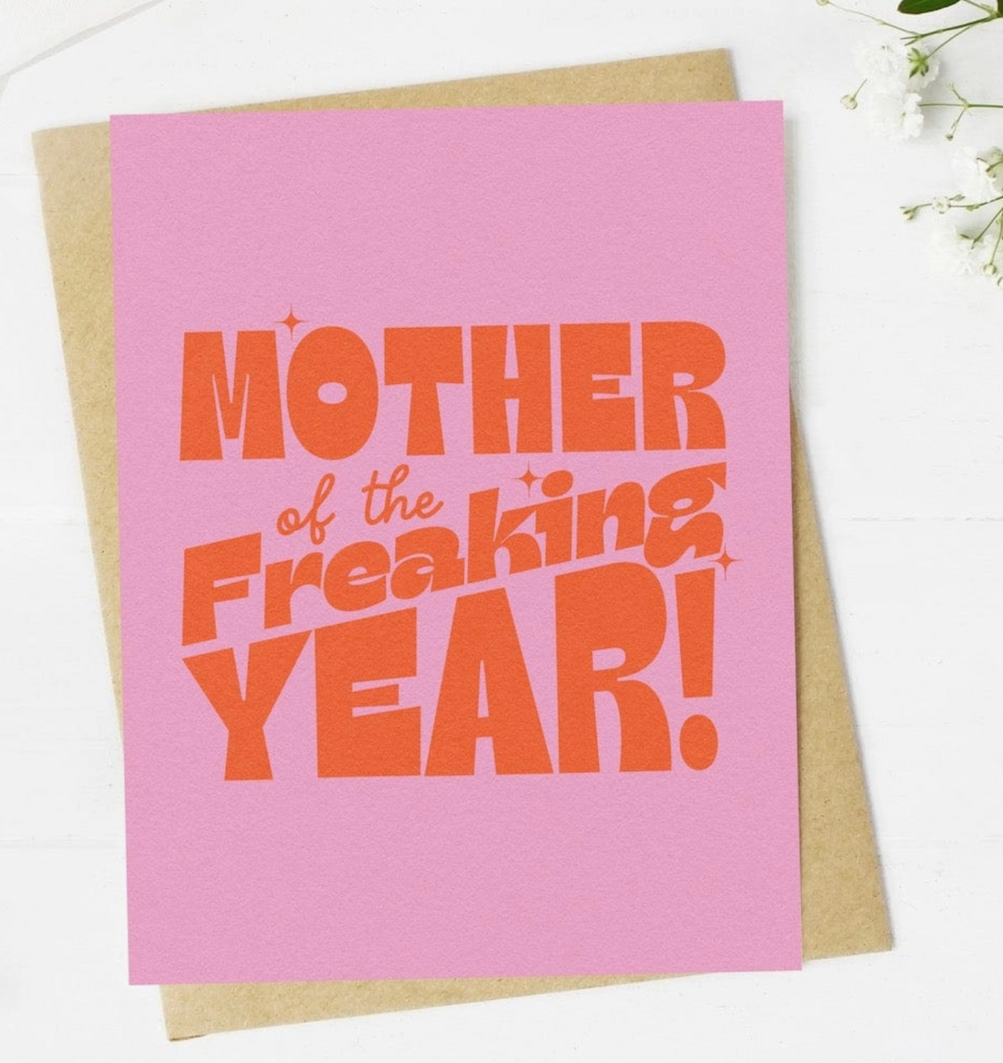 Mother of The Year Card