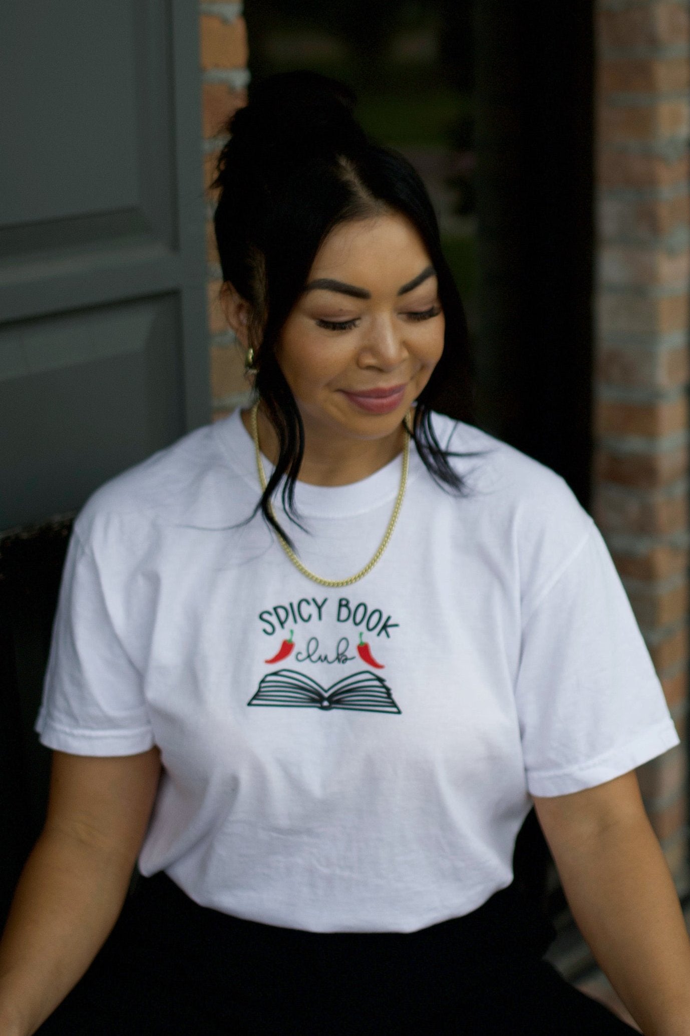 spicy book club tee